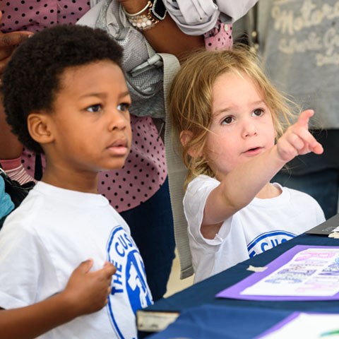 The Cushman Difference Pointing Girl